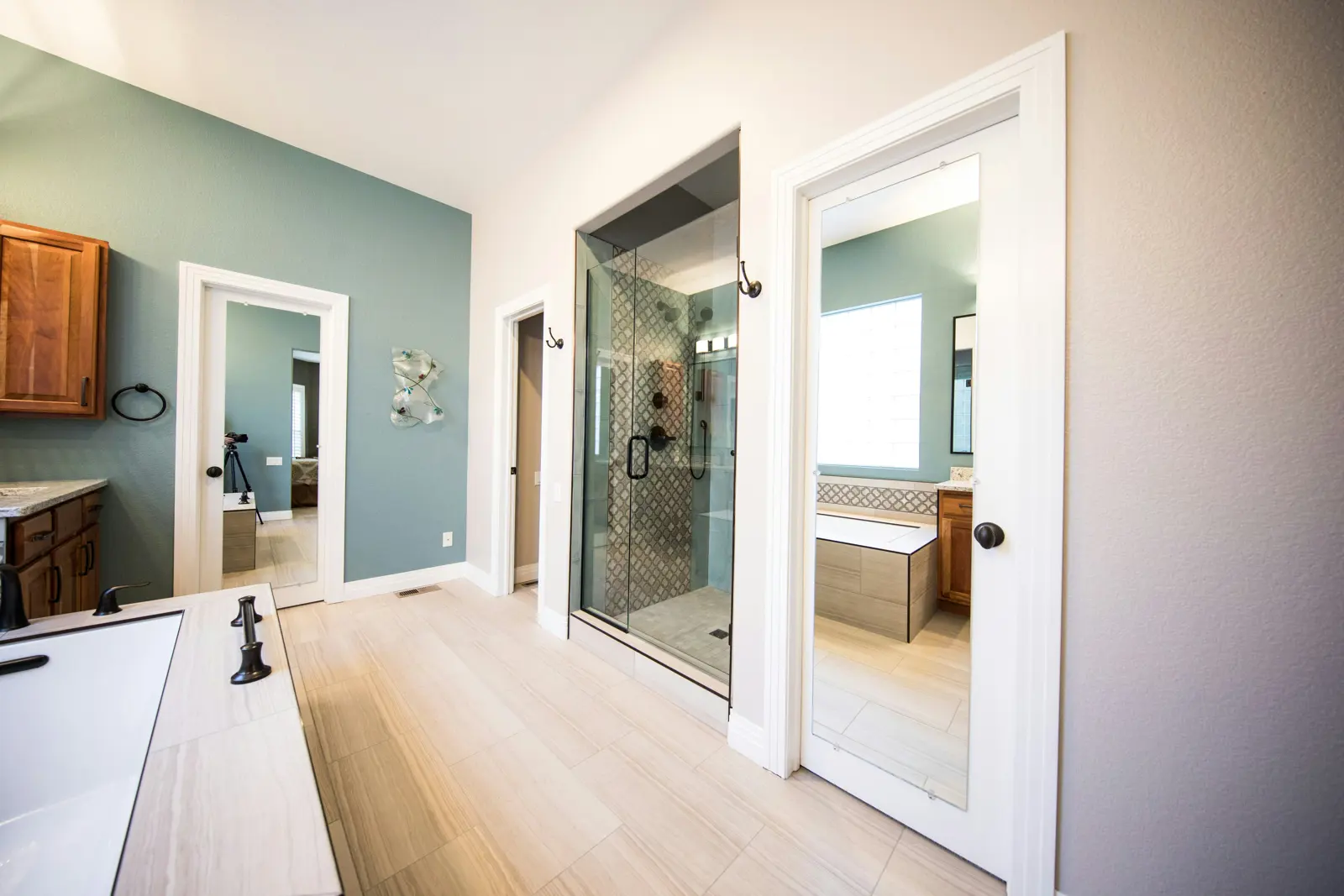 Bathroom door trimming service