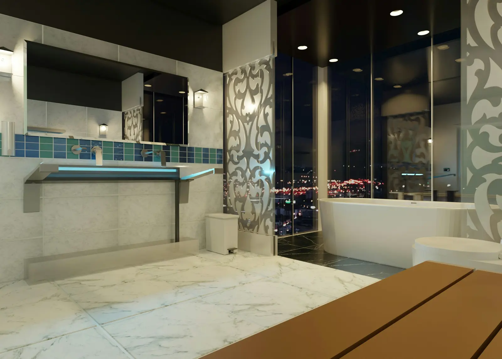 Bathroom Floor Tiling service